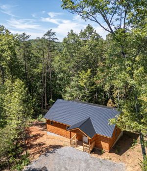 Private wooden cabin in the woods near Smoky Mountain cabin rental area